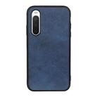 For Sony Xperia 10 V Two-color Calf Texture PU Phone Case(Blue) - 1