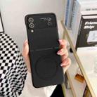 For Samsung Galaxy Z Flip3 5G Skin Feel Magnetic Shockproof Protective Phone Case(Black) - 1
