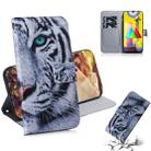 For Galaxy M31 Colored Drawing Horizontal Flip Leather Case with Holder & Card Slot & Wallet(Tiger) - 1