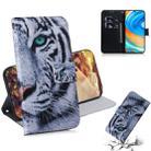 For Xiaomi Redmi Note 9 Pro Colored Drawing Horizontal Flip Leather Case with Holder & Card Slot & Wallet(Tiger) - 1