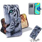 For Xiaomi Redmi Note 9S & Note 9 Pro Max Colored Drawing Horizontal Flip Leather Case with Holder & Card Slot & Wallet(Tiger) - 1