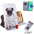 For Xiaomi Redmi Note 9S & Note 9 Pro Max Colored Drawing Horizontal Flip Leather Case with Holder & Card Slot & Wallet(Pug) - 1