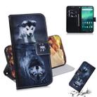 For Nokia 1.3 Colored Drawing Horizontal Flip Leather Case with Holder & Card Slot & Wallet(Wolf and Dog) - 1