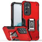 For Samsung Galaxy A54 Non-slip Shockproof Armor Phone Case with Ring Holder(Red) - 1