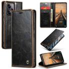 For Xiaomi Redmi Note 12 Pro 5G / Poco X5 Pro CaseMe 003 Crazy Horse Texture Leather Phone Case(Coffee) - 1