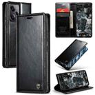 For Xiaomi Redmi Note 12 Pro+ 5G CaseMe 003 Crazy Horse Texture Leather Phone Case(Black) - 1