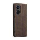 For OPPO Reno8 T 5G CaseMe 013 Multifunctional Horizontal Flip Leather Phone Case(Coffee) - 3
