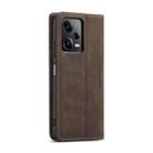 For Xiaomi Redmi Note 12 Pro 5G / Poco X5 Pro CaseMe 013 Multifunctional Horizontal Flip Leather Phone Case(Coffee) - 3