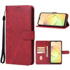 For Realme 10T Leather Phone Case(Red) - 1