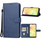 For Realme 10T Leather Phone Case(Blue) - 1