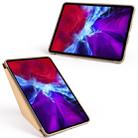 For iPad Pro 11 (2020) Multi-folding Horizontal Flip PU Leather + Shockproof Honeycomb TPU Tablet Case with Holder(Gold) - 4