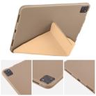 For iPad Pro 11 (2020) Multi-folding Horizontal Flip PU Leather + Shockproof Honeycomb TPU Tablet Case with Holder(Gold) - 5