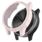 For Garmin Vivomove Trend Armor Hollow Watch Protective Case(Light Pink) - 1