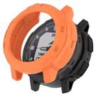 For Garmin Instinct Crossover Armor Hollow Watch Protective Case(Orange) - 1