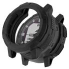 For Garmin Instinct Crossover Armor Hollow Watch Protective Case(Black) - 1