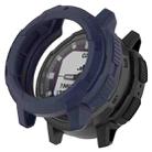 For Garmin Instinct Crossover Armor Hollow Watch Protective Case(Midnight Blue) - 1