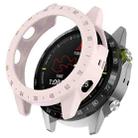 For Garmin MARQ 2 Armor Hollow Watch Protective Case(Light Pink) - 1