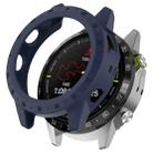 For Garmin MARQ 2 Armor Hollow Watch Protective Case(Midnight Blue) - 1