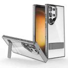 For Samsung Galaxy S23 5G High Transparent Holder Phone Case(Black) - 1