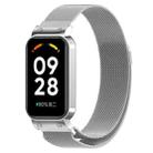 For Redmi Band 2 2 in 1 Milan Metal Watch Band(Silver) - 1
