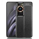 For Huawei P60 Litchi Texture Shockproof TPU Phone Case(Black) - 1