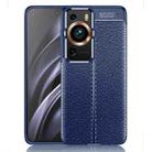 For Huawei P60 Pro Litchi Texture Shockproof TPU Phone Case(Blue) - 1
