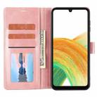 For Samsung Galaxy A34 5G Classic Wallet Flip Leather Phone Case(Pink) - 4