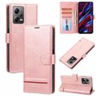 For Xiaomi Poco X5 Classic Wallet Flip Leather Phone Case(Pink) - 1