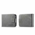 For Samsung Galaxy Z Flip5 5G LC.IMEEKE Calf Texture Leather Phone Case(Grey) - 1