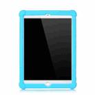 For iPad 6 (9.7 Universal) Tablet PC Silicone Protective Case with Invisible Bracket(Sky Blue) - 2