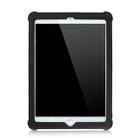 For iPad 6 (9.7 Universal) Tablet PC Silicone Protective Case with Invisible Bracket(Black) - 2