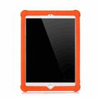 For iPad 6 (9.7 Universal) Tablet PC Silicone Protective Case with Invisible Bracket(Orange) - 2