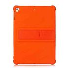 For iPad 6 (9.7 Universal) Tablet PC Silicone Protective Case with Invisible Bracket(Orange) - 3