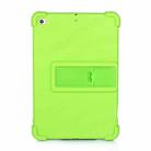 For iPad mini 5 / 4 Tablet PC Silicone Protective Case with Invisible Bracket(Green) - 3