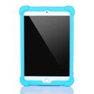 For iPad mini 5 / 4 Tablet PC Silicone Protective Case with Invisible Bracket(Sky Blue) - 2