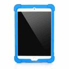 For iPad mini 5 / 4 Tablet PC Silicone Protective Case with Invisible Bracket(Dark Blue) - 2
