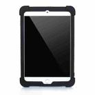 For iPad mini 5 / 4 Tablet PC Silicone Protective Case with Invisible Bracket(Black) - 2