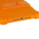 For iPad mini 5 / 4 Tablet PC Silicone Protective Case with Invisible Bracket(Orange) - 6