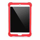 For iPad mini 5 / 4 Tablet PC Silicone Protective Case with Invisible Bracket(Red) - 2