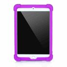 For iPad mini 5 / 4 Tablet PC Silicone Protective Case with Invisible Bracket(Purple) - 2