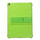 For iPad 10.2 / 10.5 Tablet PC Silicone Protective Case with Invisible Bracket(Green) - 3