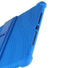 For iPad 10.2 / 10.5 Tablet PC Silicone Protective Case with Invisible Bracket(Sky Blue) - 7