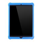 For iPad 10.2 / 10.5 Tablet PC Silicone Protective Case with Invisible Bracket(Dark Blue) - 2