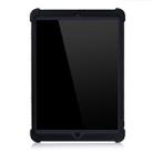For iPad 10.2 / 10.5 Tablet PC Silicone Protective Case with Invisible Bracket(Black) - 2