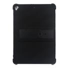 For iPad 10.2 / 10.5 Tablet PC Silicone Protective Case with Invisible Bracket(Black) - 3
