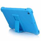 For iPad mini 3 / 2 / 1 Tablet PC Silicone Protective Case with Invisible Bracket(Orange) - 4
