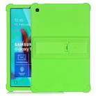 For Galaxy Tab S5e T720 Tablet PC Silicone Protective Case with Invisible Bracket(Green) - 1