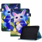 For Amazon Kindle 11th 2022 Colored Drawing Stitching Elastic Band Leather Smart Tablet Case(Space Wolf) - 1