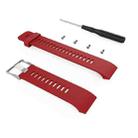 For Garmin Forerunner 30 / 35 Silicone Watch Band(Red) - 1