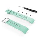 For Garmin Forerunner 30 / 35 Silicone Watch Band(Mint Green) - 1